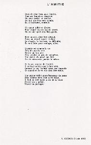 RECEUIL DE POEMES D ANDRE NICOSIA - INOUBLIABLE ORAN (22)